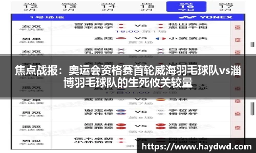 焦点战报：奥运会资格赛首轮威海羽毛球队vs淄博羽毛球队的生死攸关较量